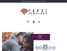 Tablet Screenshot of farsijewelers.com